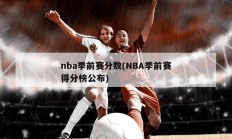 nba季前赛分数(NBA季前赛得分榜公布)
